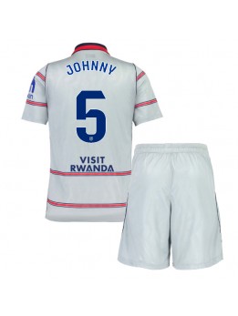 Otroški Nogometna dresi replika Atletico Madrid Johnny Cardoso #5 Tretji 2026-27 Kratek rokav (+ hlače)